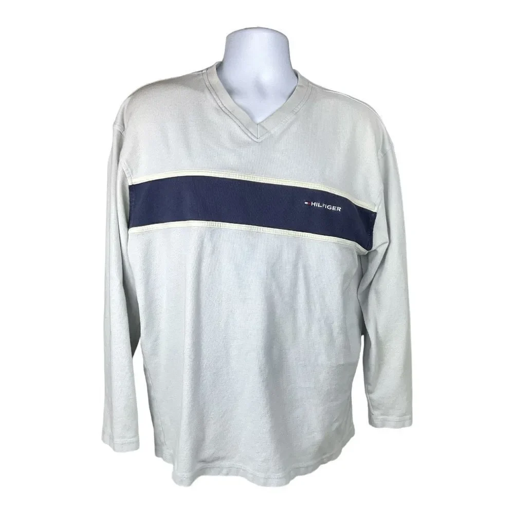 Vintage Tommy Hilfiger Mens Sweater Sz L Quiet Luxury Old Money Preppy Academia‎